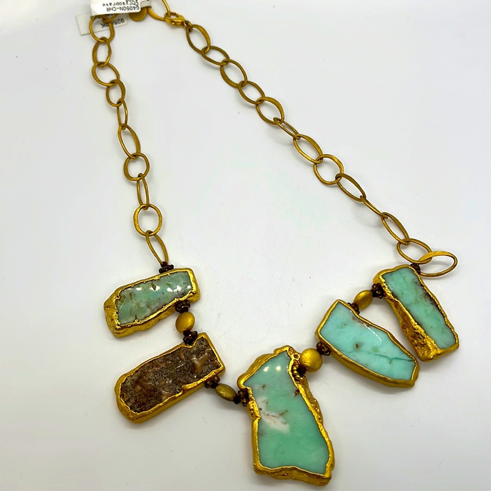 New Nina Nguyen Maharani Love Chrysoprase necklace